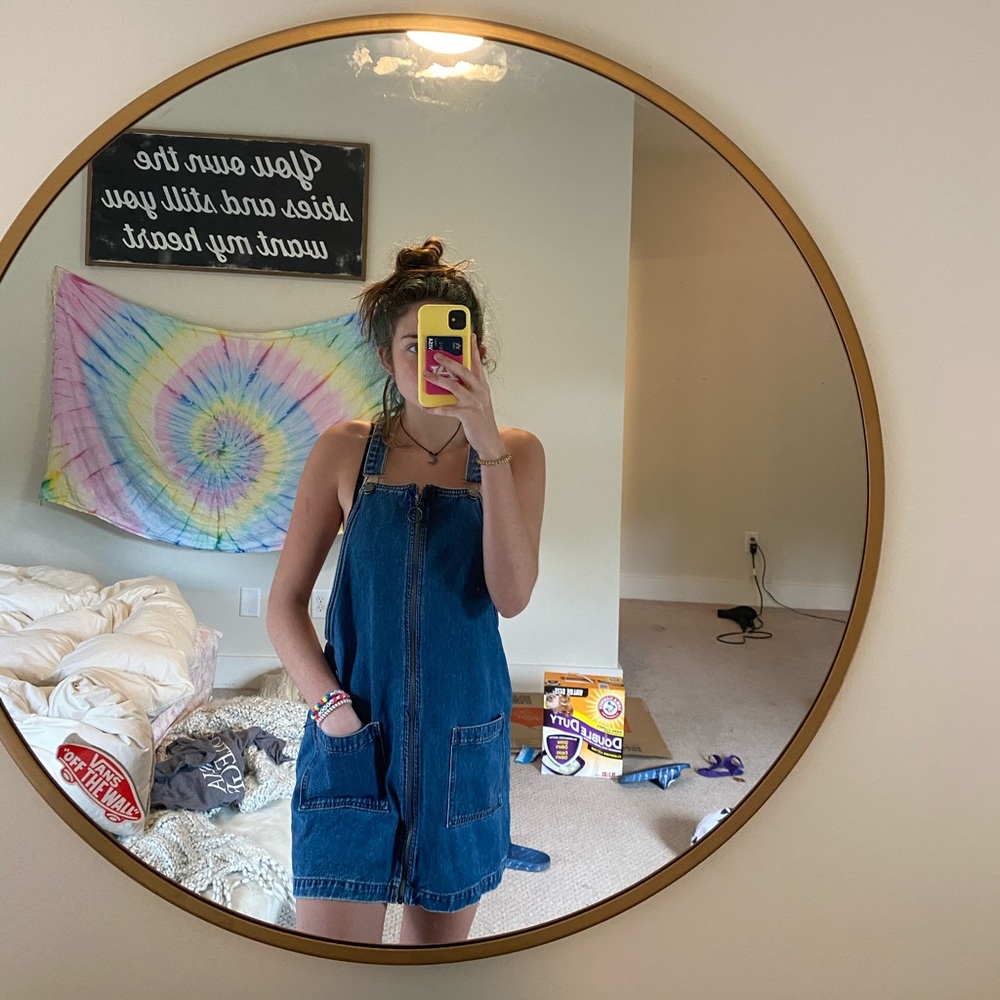 Denim Overall Dress
